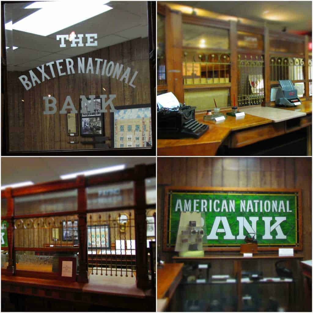 Banking was an important business during the mining days of Baxter Springs history.