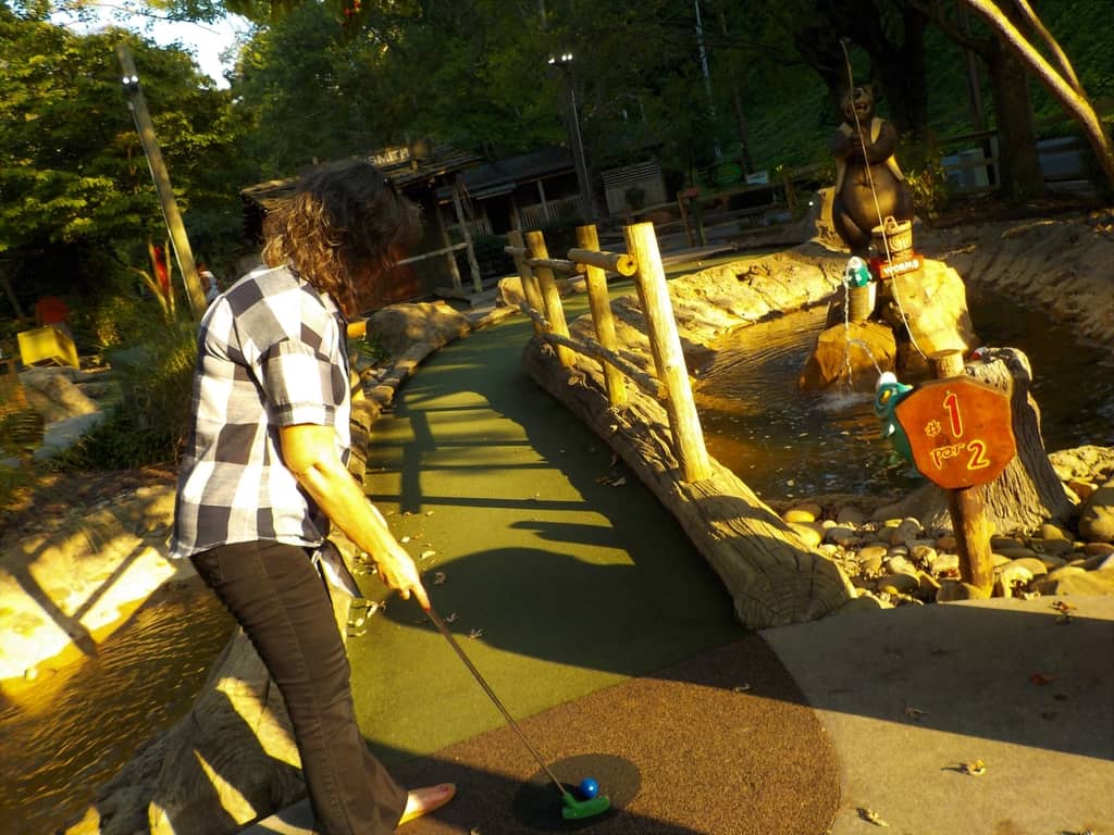 We found mini-golf galore during our visit to Gatlinburg, Tennessee.