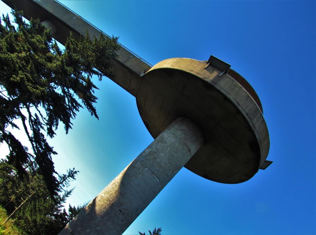 Clingmans Dome is the highest point in the Smoky Mountains.
