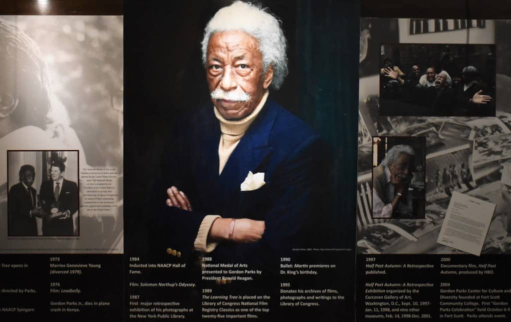 Gordon Parks is a Fort Scott native who rose to fame with his photography.