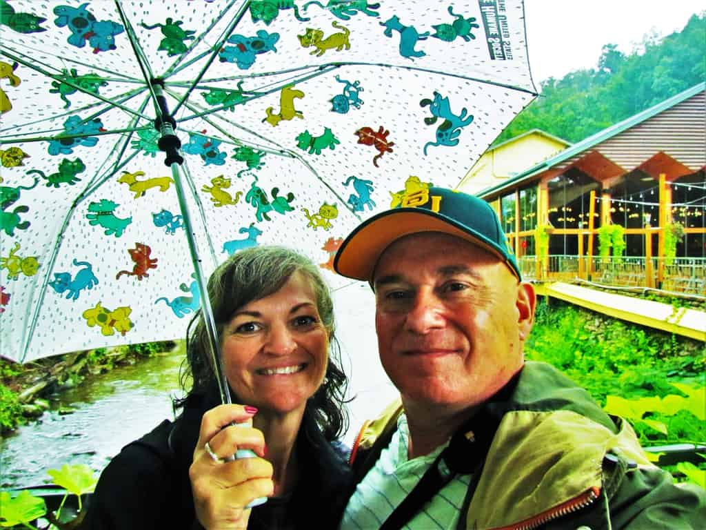 Rainy days and fun days are awaiting the authors on the Great Smoky Mountain Road Trip.