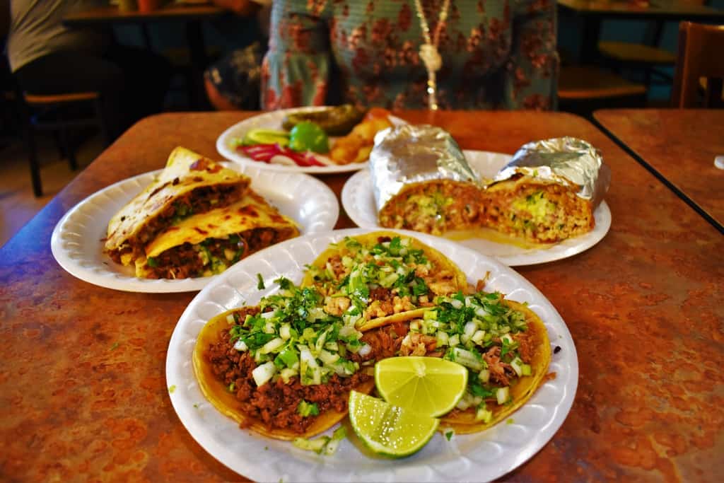 An assortment of dishes make for more than a meal at Tacos El Tio.