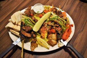 Dinner Feast At Jerusalem Cafe - Our Changing Lives