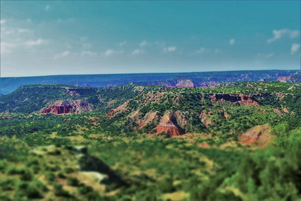 The expanse of Palo Duro Canyon is hard to fathom, even when standing on the rim.