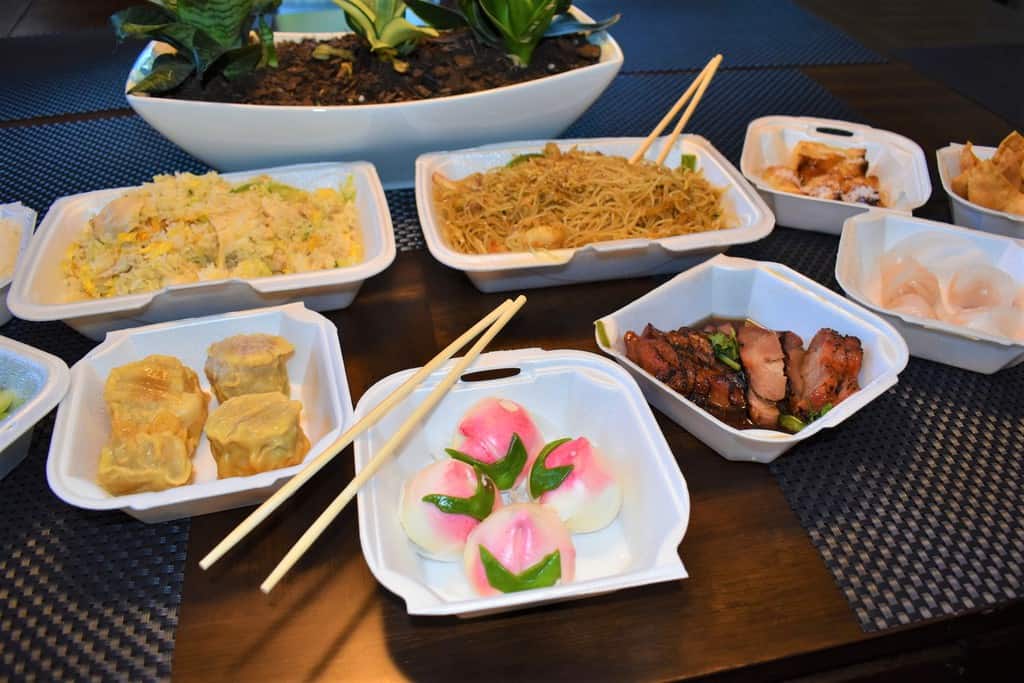 This table full of goodies is a great example of the Creative Cantonese dishes that can be found at ABC Cafe in Overland Park, Kansas.