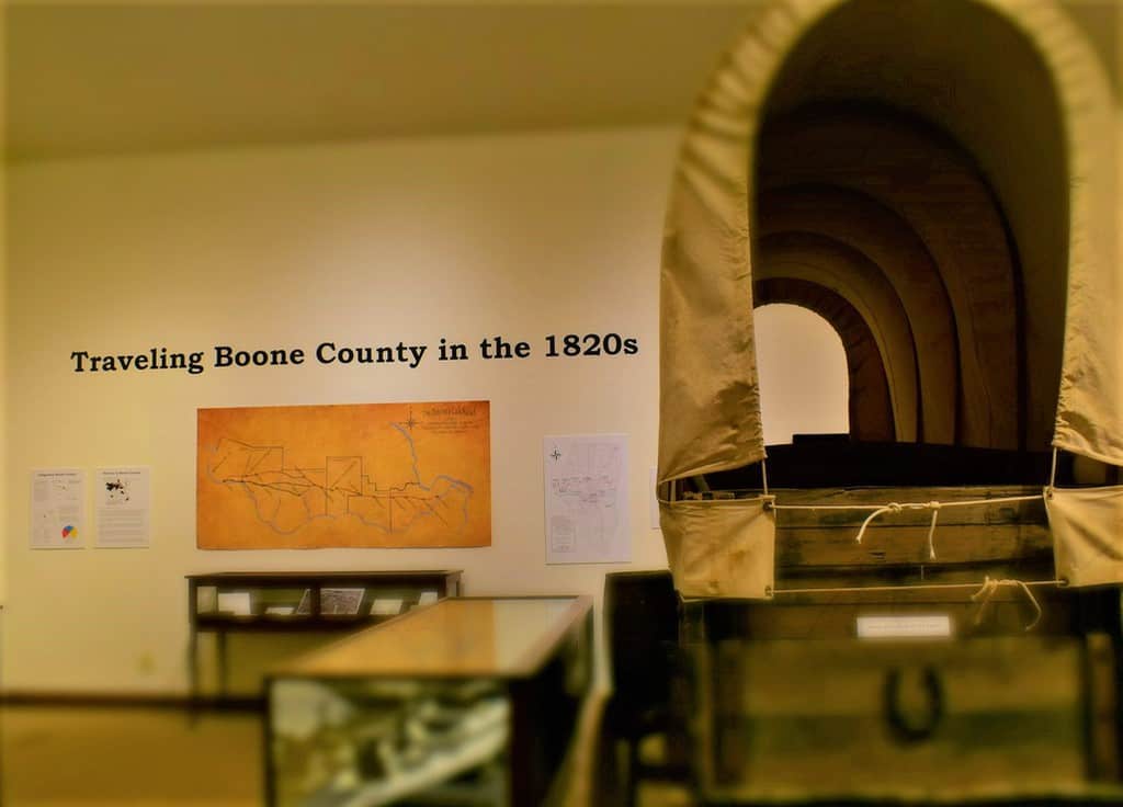 We enjoyed exploring the exhibits at the Boone County History Museum.