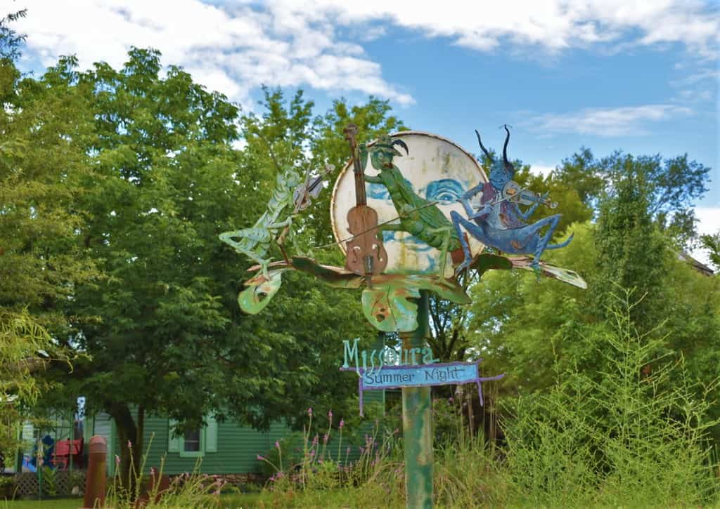 A visit to red Oak II will offer a chance to see some of the whimsical creations of Lowell Davis.
