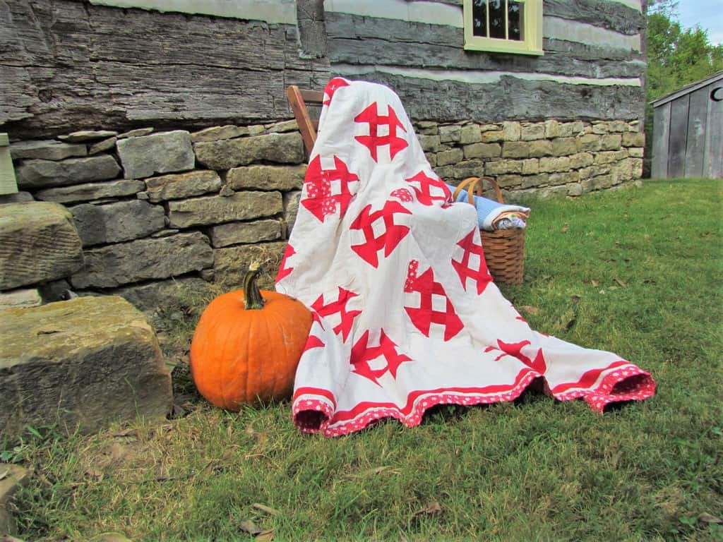 A Fall display welcomes guests to Missouri Town 1855.