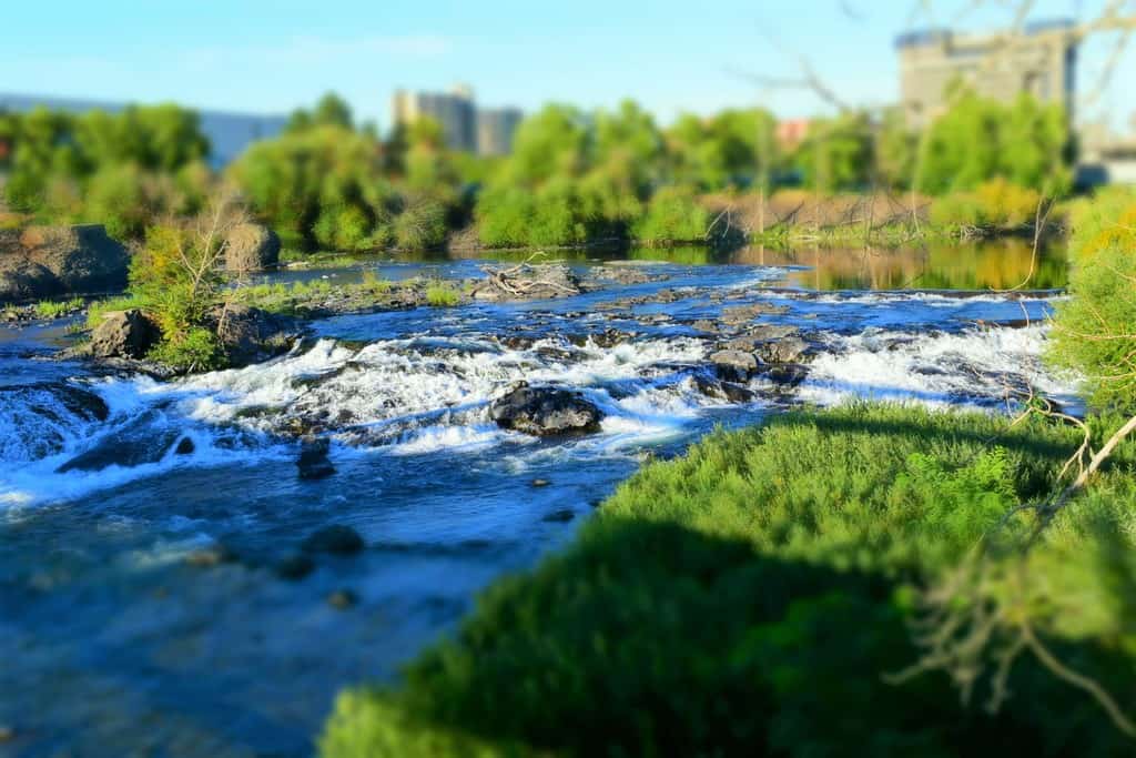 the roaring waters is one of the reasons to see Spokane Falls.