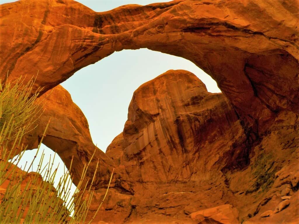 Arches National Park is home to more than 2000 sandstone arches.