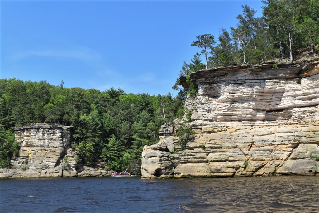 The Wisconsin Dells is a popular destination for water lovers. 