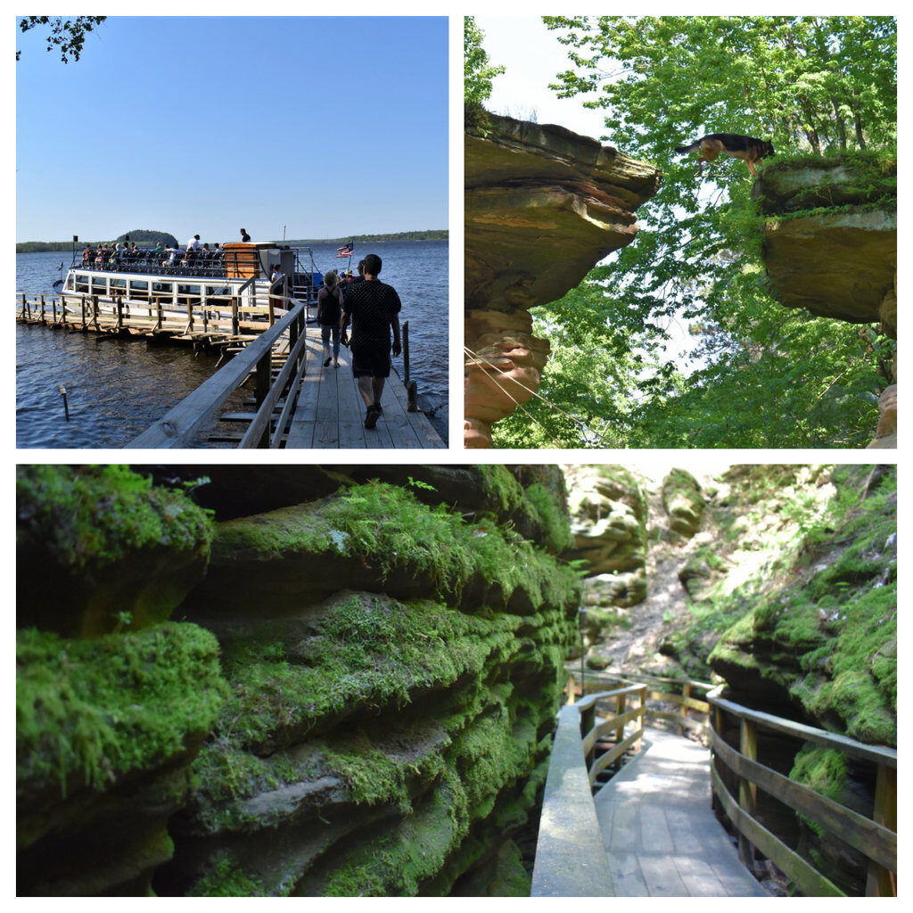The Dells Boat Tour is a good way to get an up-close look at the namesake feature of this region. 
