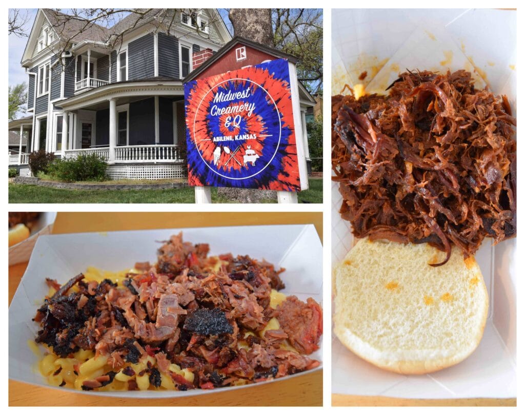 The Creamery provides tasty barbecue in downtown Abilene.