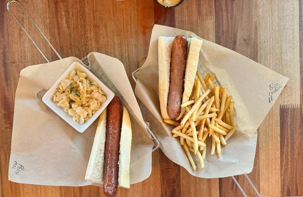 German sausages are front and center at Wurst Bier Hall.